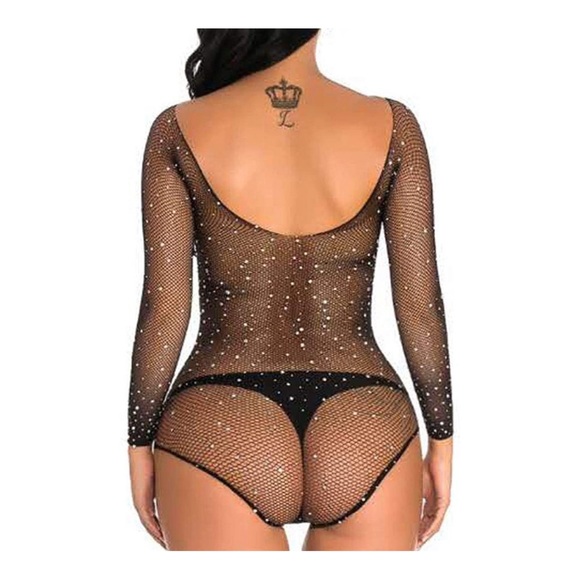 SOLD OUT See Through Mesh Bodysuit Lingerie Valentine's Day - Picture 4 of 4
